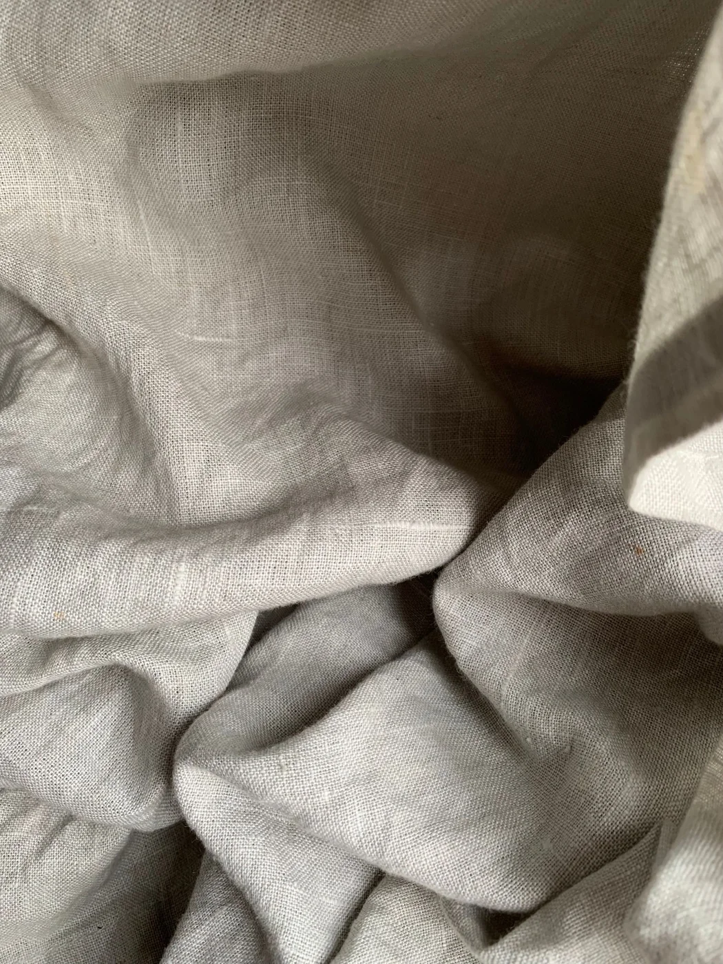 Close-up of Linen Fabric