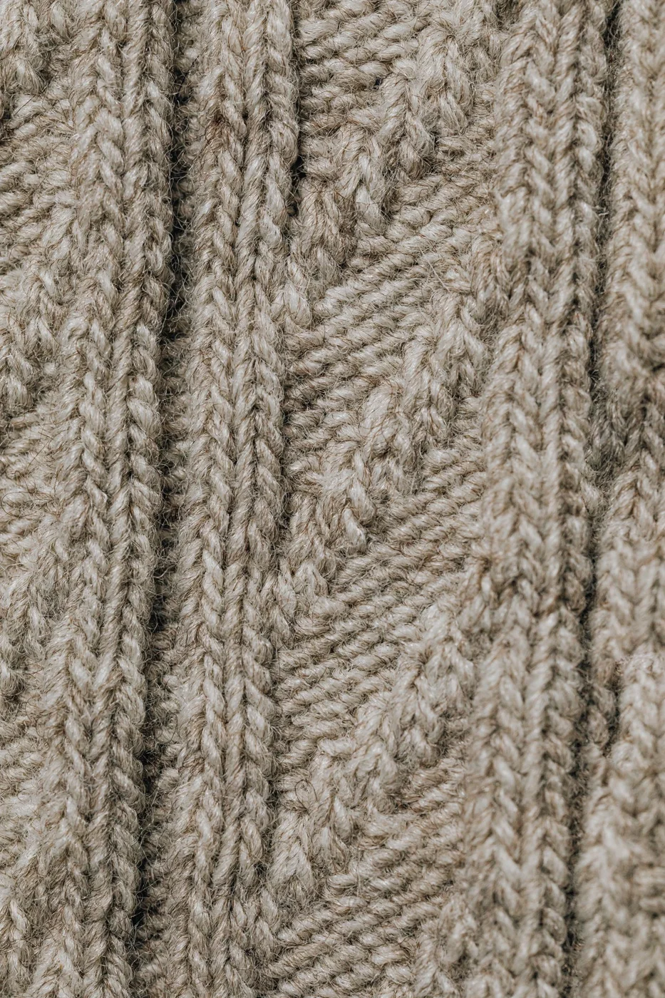 Close-up of a Sweater Fabric